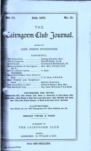 Cairngorm Club Journal 001